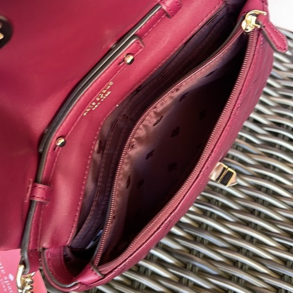 Kate Spade Natalia Crossbody Blackberry Preserve - Picture 13 of 16